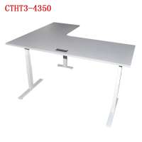 electric table sit stand electric height adjustable desk with metal table legs motorized lifting system for smart desk furniture