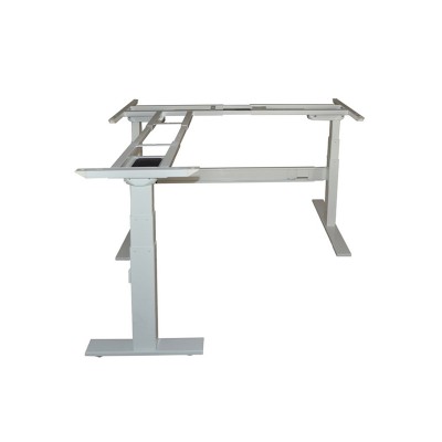 High Quality L-shape Height Adjustable Desk Metal Telescoping Standing Table frame