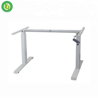 Stand up Office Desk of manual adjustable height desk for height adjustable desk frame